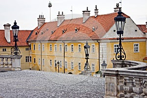 Lanterns in Chateau Valtice, Moravia,