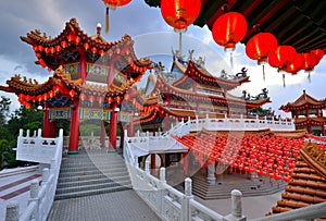 Lanterns Decoration at Thean Hou Temple