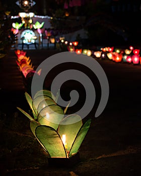 Lanterns during Festival of Light in Luang Prabang, Laos