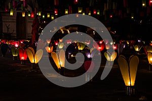 Lanterns during Festival of Light in Luang Prabang, Laos