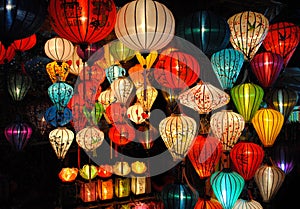 Lanterns at market in Hoi An