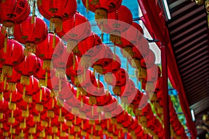 Lanterns at the Thian Hock Keng Temple in Singapore - 5