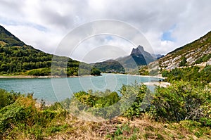 Lanuza water reservoir. Huesca. Spain