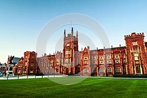 The Lanyon Building, Queen`s University Belfast, Northern Ireland, UK