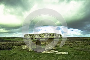 Lanyon Quoit - dolmen in Cornwall, England, UK