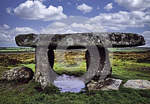 Lanyon Quoit - dolmen in Cornwall, England, United Kingdom