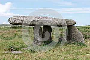 Lanyon Quoit, Morvah, Cornwall, England. An ancient Dolmen