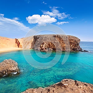 Lanzarote El Papagayo Playa Beach in Canaries photo