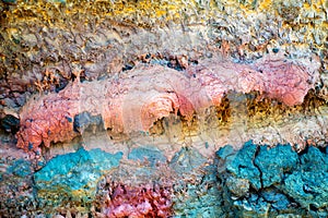 Lanzarote Timanfaya colorful lava stone