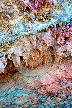 Lanzarote Timanfaya colorful lava stone photo