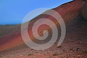 Lanzarote Timanfaya Fire Mountains volcanic lava