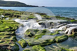 Lao Mei green rock troughs /The green Reef  in Shimen