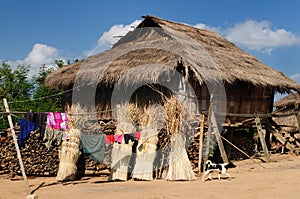 Lao, Muang Sing - rural scene