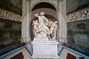 Laocoon and His Sons statue in Vatican Museum