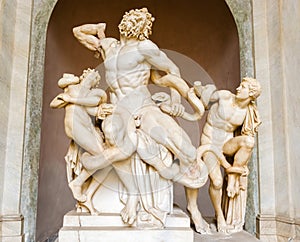 Laocoon and His Sons statue in Vatican Museum