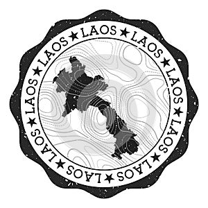 Laos outdoor stamp.