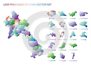 Laotian low poly regions.