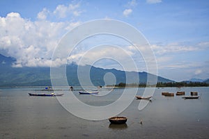 Lap An lagoon, Lang Co town, Hue, Vietnam.