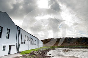 Laphroaig bay and distillery