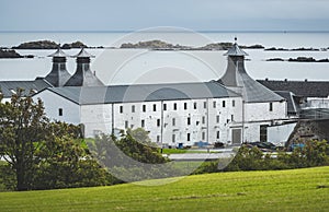 Laphroaig distillery buildings. Islay island.