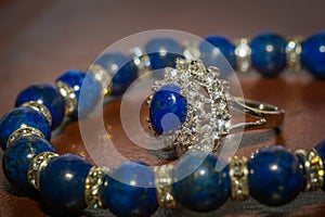 Lapis lazuli bracelet photo