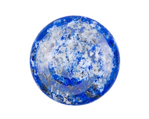 Lapis lazuli coin from Pakistan