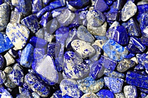 Lapis lazuli mineral background photo