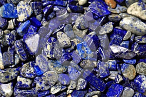 Lapis lazuli mineral background photo