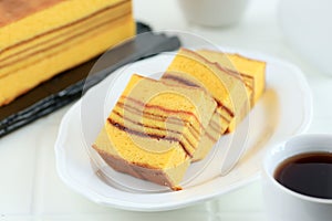 Lapis Philipine or Legit Filipin, Thousand Layer Cake with Sponge Cake