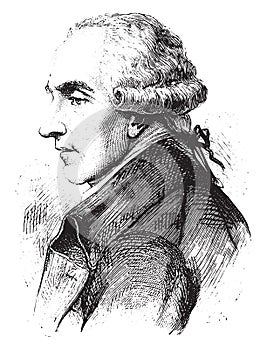 Laplace, vintage engraving photo