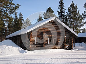 Lapland log cabin