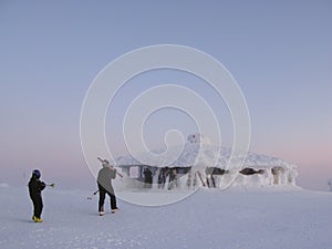 Lapland ski cabin