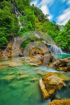 Lapopu Waterfall, Sumba Island, Indonesia photo