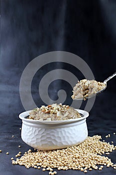 Lapsi or sheera or Gujarati Traditional sweetdish Halwa