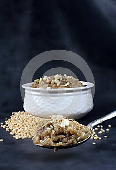 Lapsi or sheera or Gujarati Traditional sweetdish Halwa