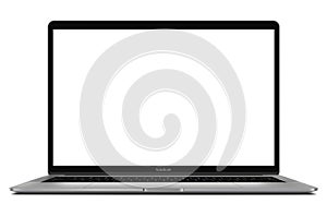 Laptop with blank screen