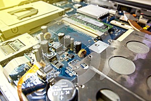 Laptop board electronics technology