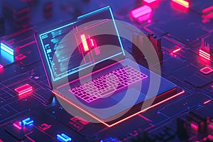 Neon Laptop AI Code