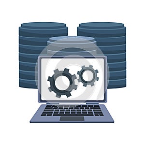 Laptop with cloud computing