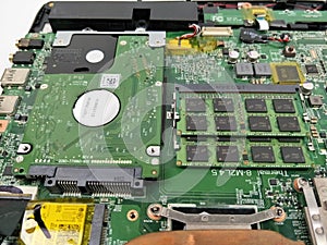 Laptop component dissambly