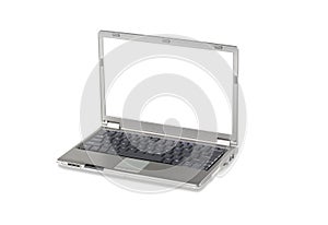 Laptop computer with blank screen