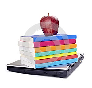 Laptop computer books apple