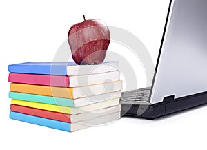 Laptop computer books apple