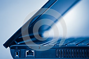 Laptop computer detail