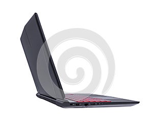 Laptop computer isolated on white backrground