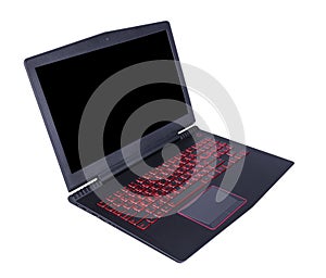 Laptop computer isolated on white backrground