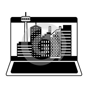 laptop computer smart city technology