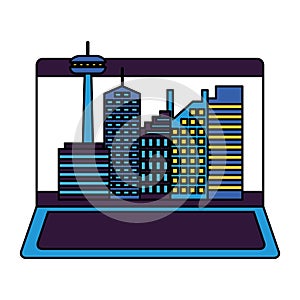laptop computer smart city technology