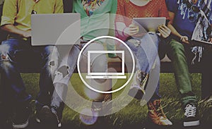 Laptop Computer Technology Digital Device Concept