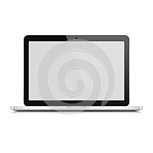 Laptop Computer. Vector illustration.